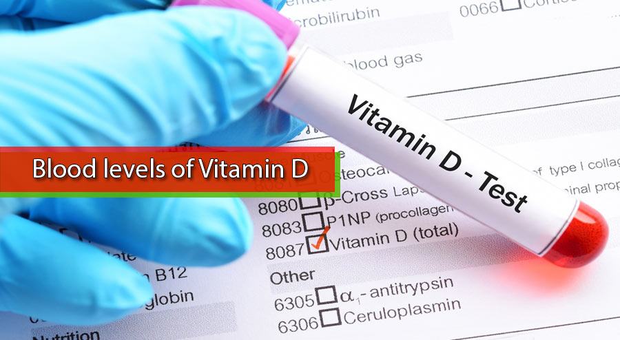 Blood levels of vitamin D