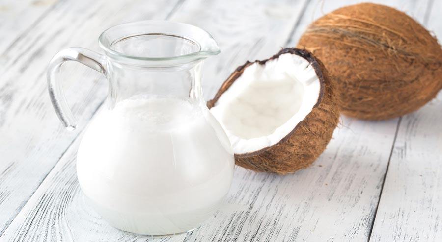 Coconut milk is naturally higher in fats than other vegan milk